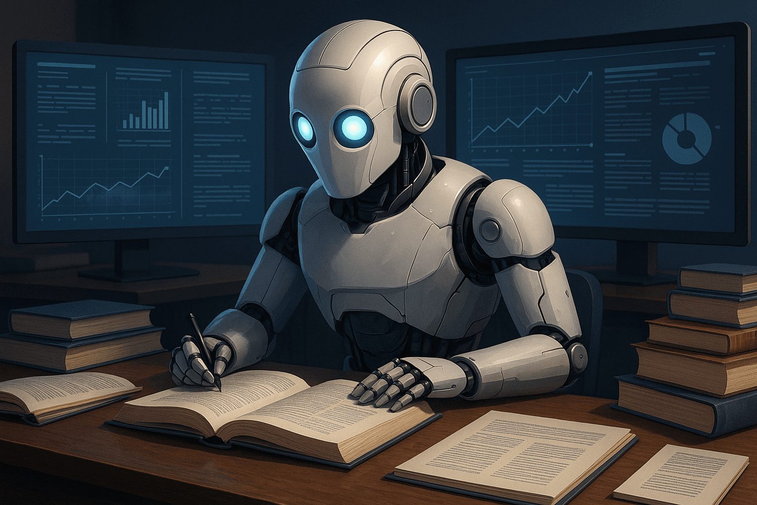 A person using ChatGPT on a laptop.