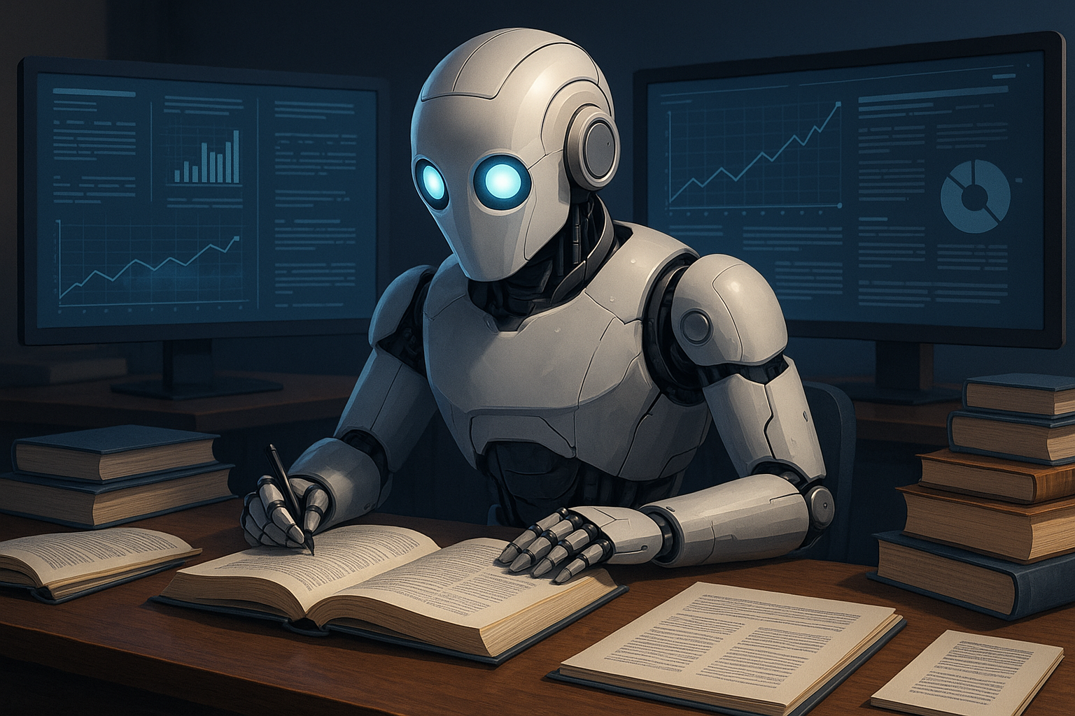 A person using ChatGPT on a laptop.